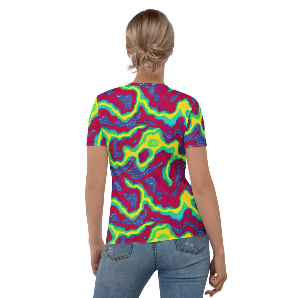 Voltage Valley on Women's Crew Neck T-Shirt — Back