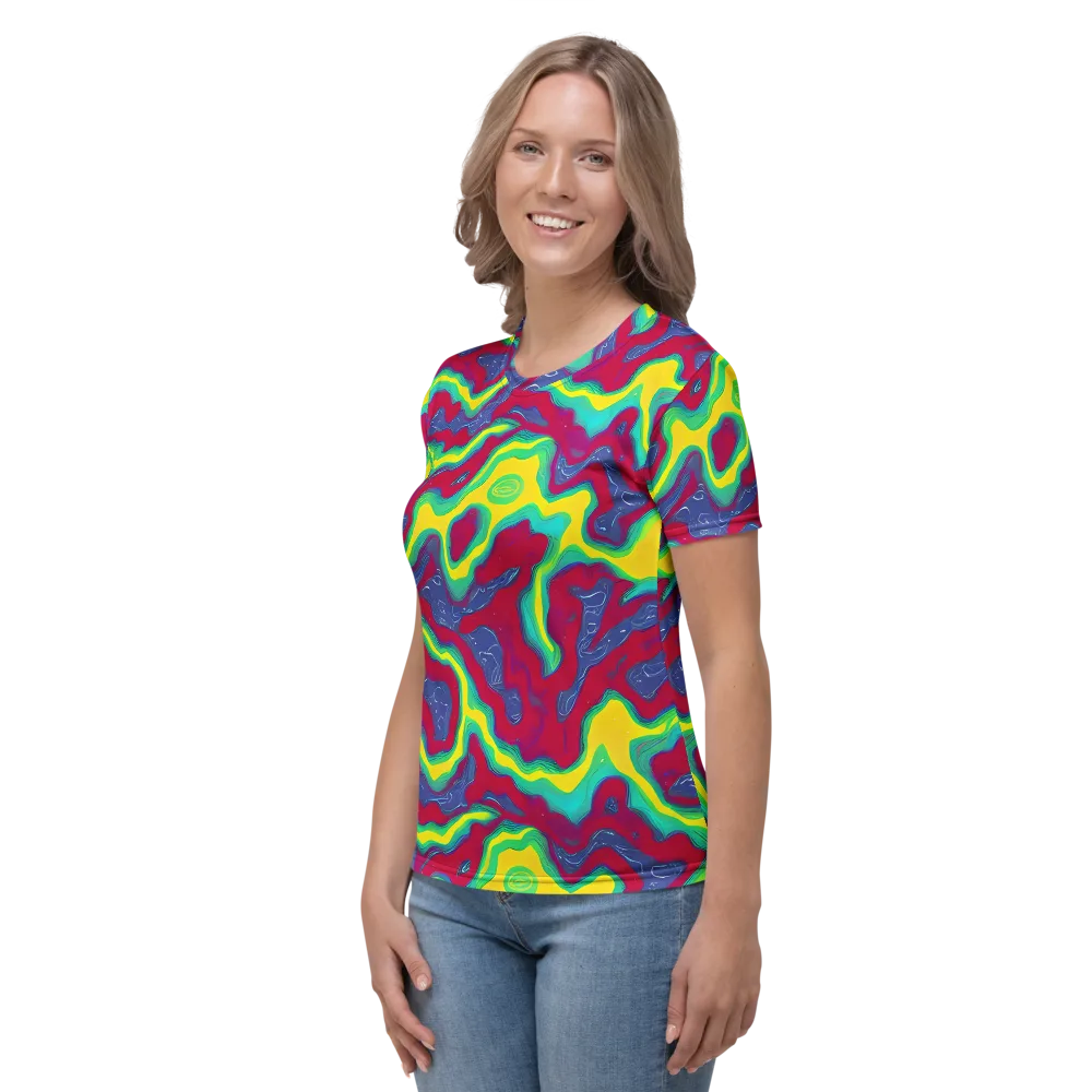 Voltage Valley on Women's Crew Neck T-Shirt — Left
