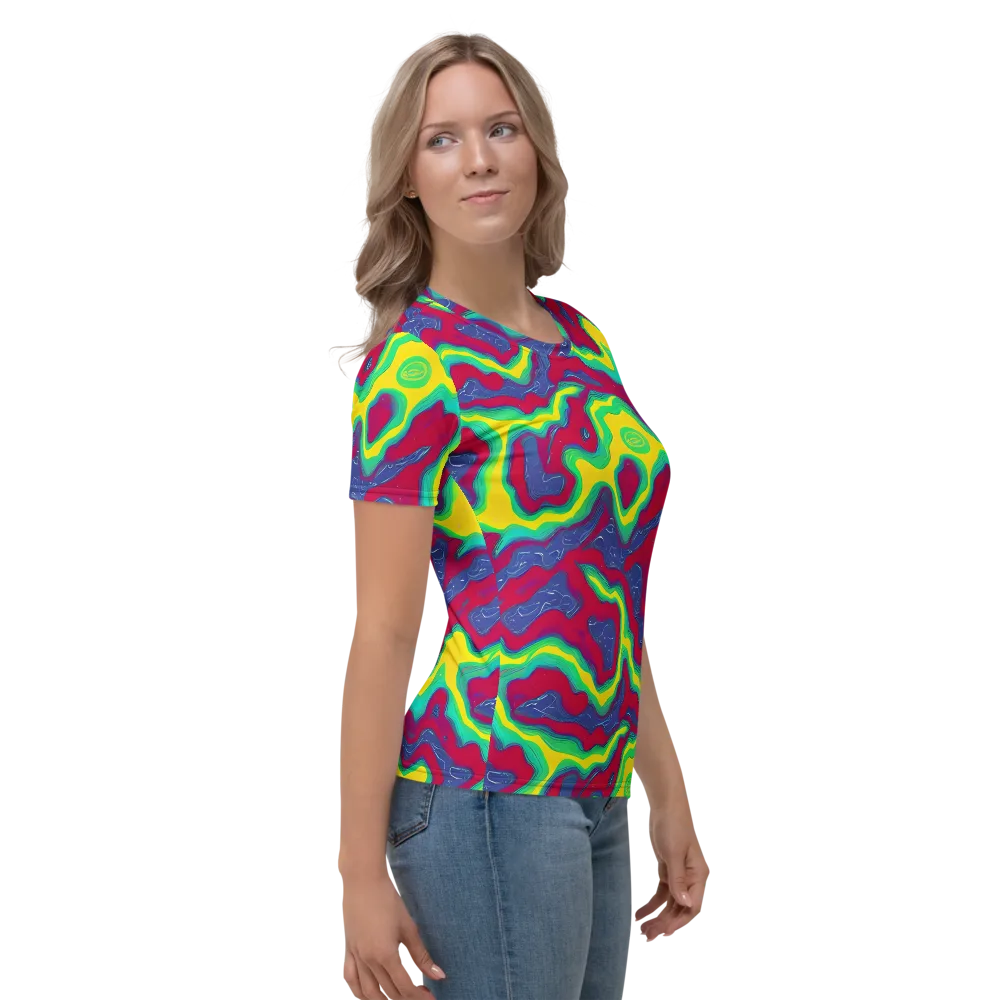 Voltage Valley on Women's Crew Neck T-Shirt — Right