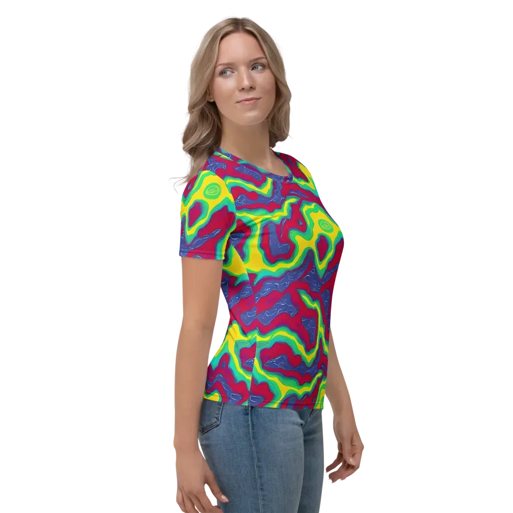 Voltage Valley on Women's Crew Neck T-Shirt — Right