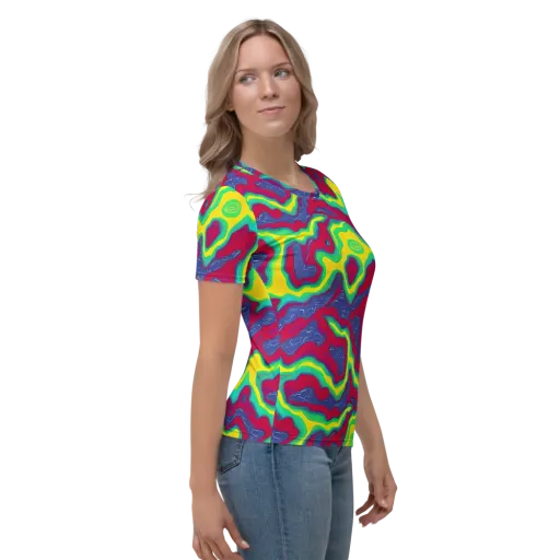 Voltage Valley on a Women's Crew Neck T-Shirt