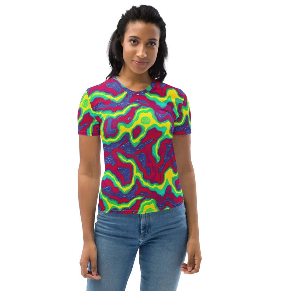 Voltage Valley on Women's Crew Neck T-Shirt — Front