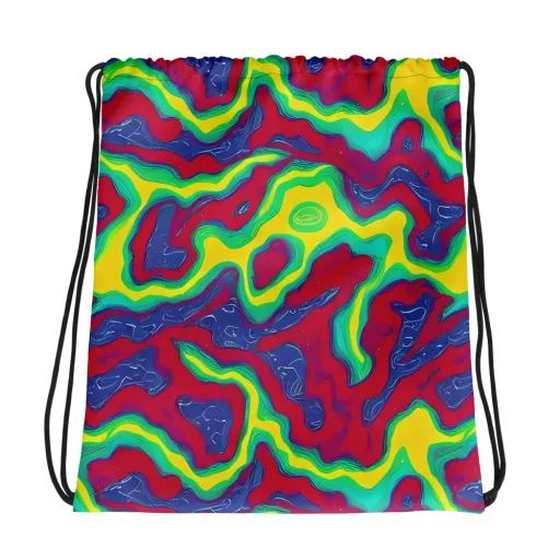 Voltage Valley on a Drawstring Bag
