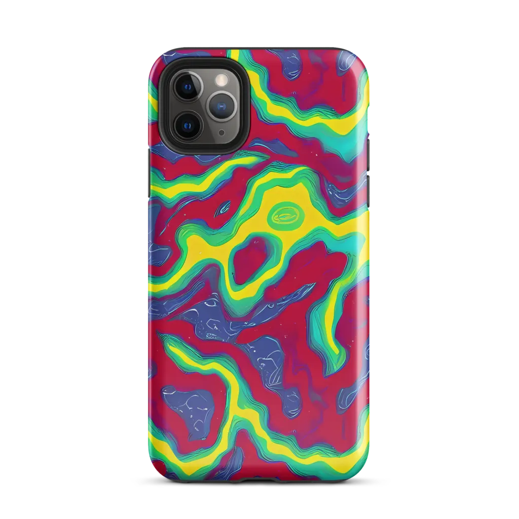 Voltage Valley on Tough Case for iPhone® — Front