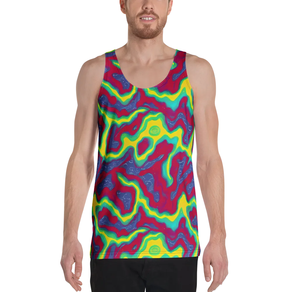 Voltage Valley on Men's Tank Top — Front