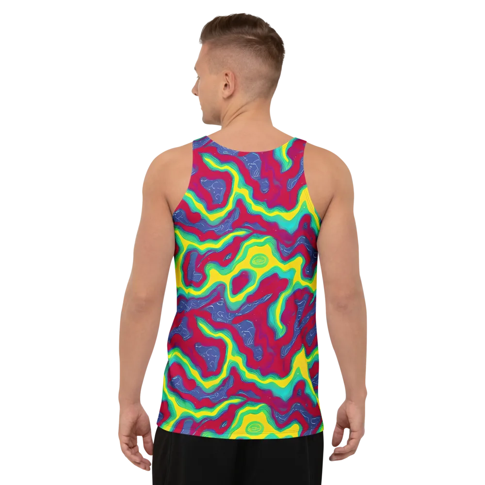 Voltage Valley on Men's Tank Top — Back