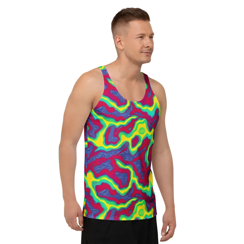 Voltage Valley on Men's Tank Top — Right Front