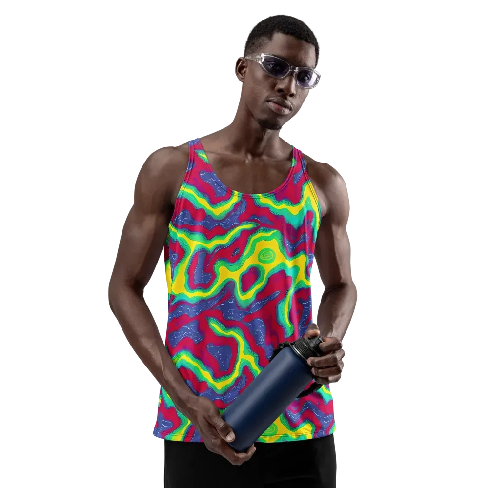 Voltage Valley on Men's Tank Top — Front