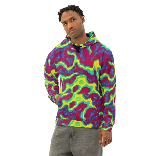 Voltage Valley on a Cotton Hoodie
