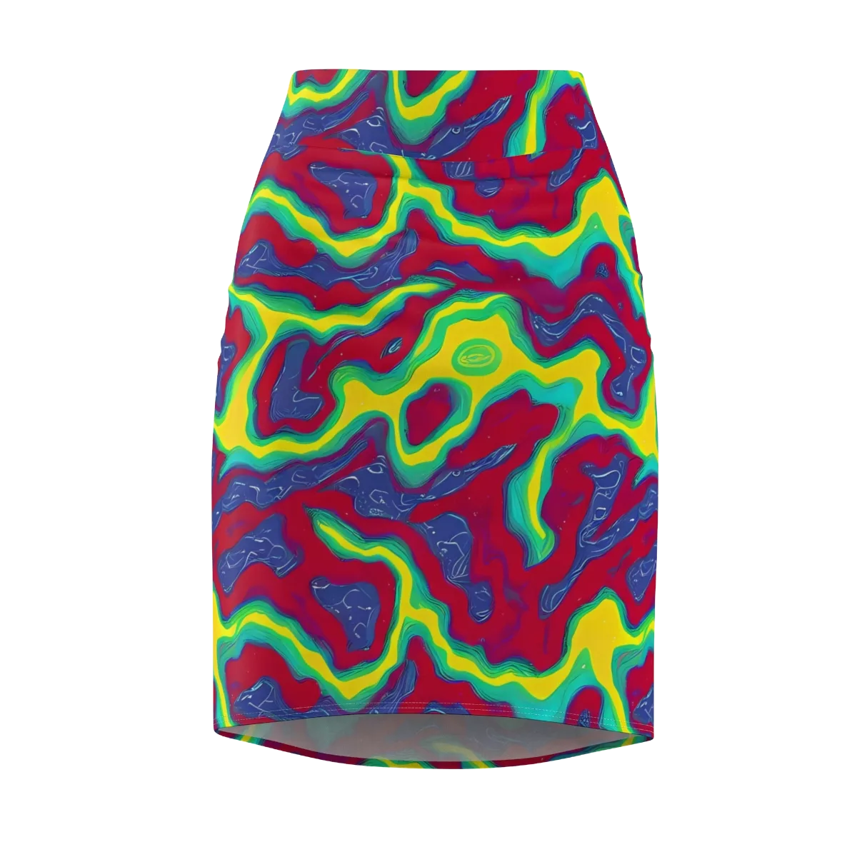 Voltage Valley on Pencil Skirt — Front