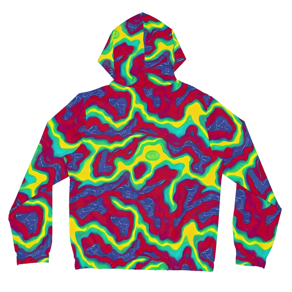 Voltage Valley on Women's Full-Zip Hoodie — Back