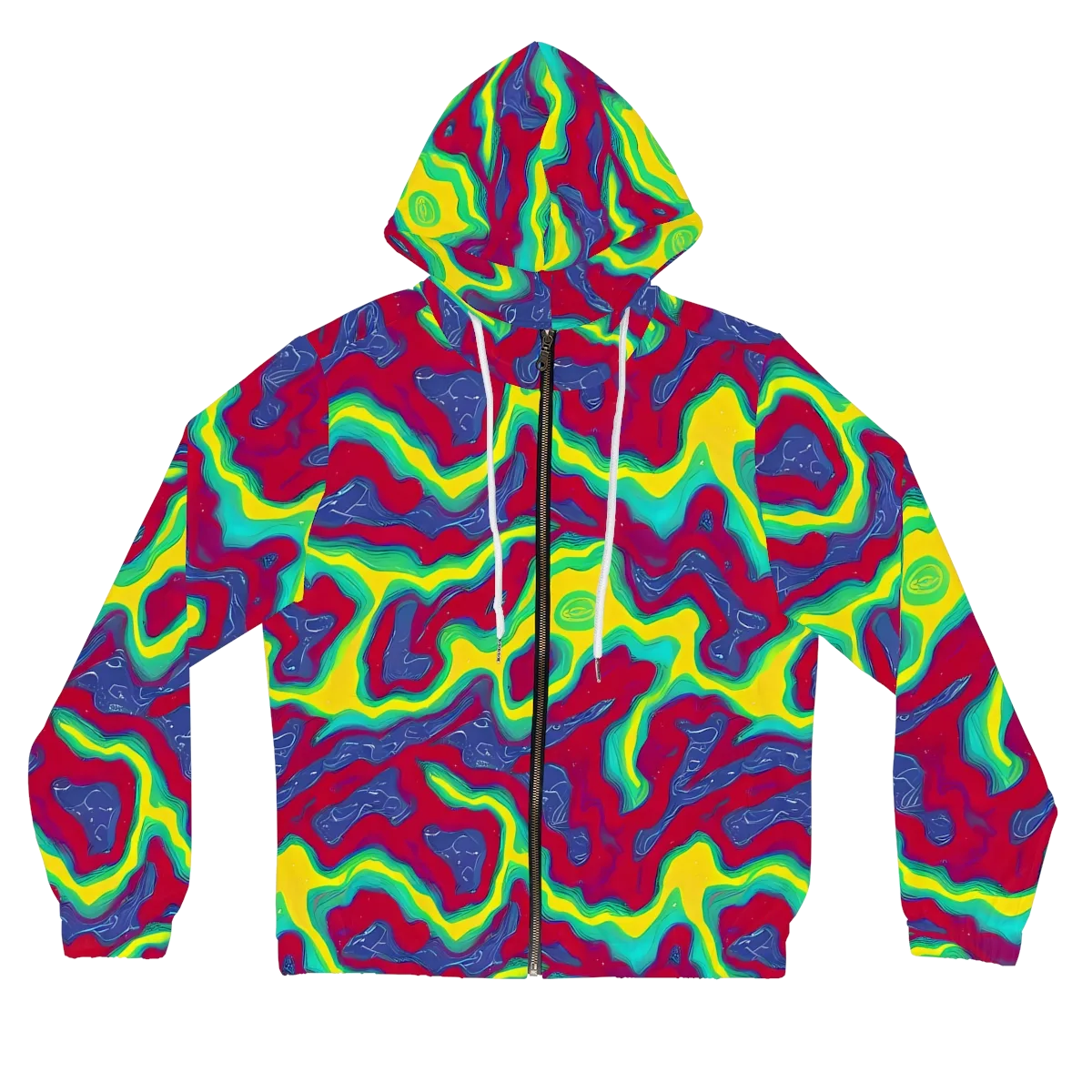 Voltage Valley on Women's Full-Zip Hoodie — Front