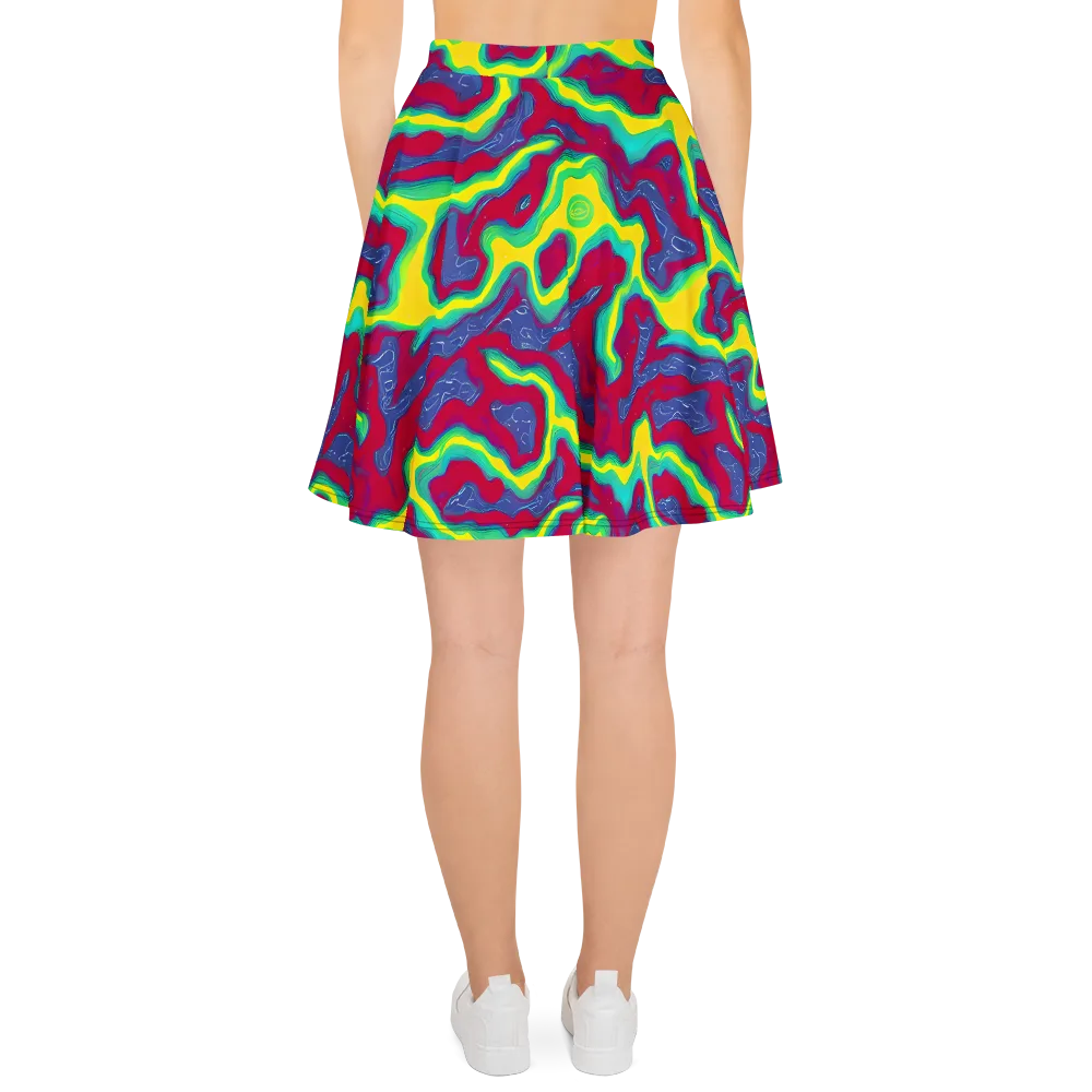 Voltage Valley on Skater Skirt — Back