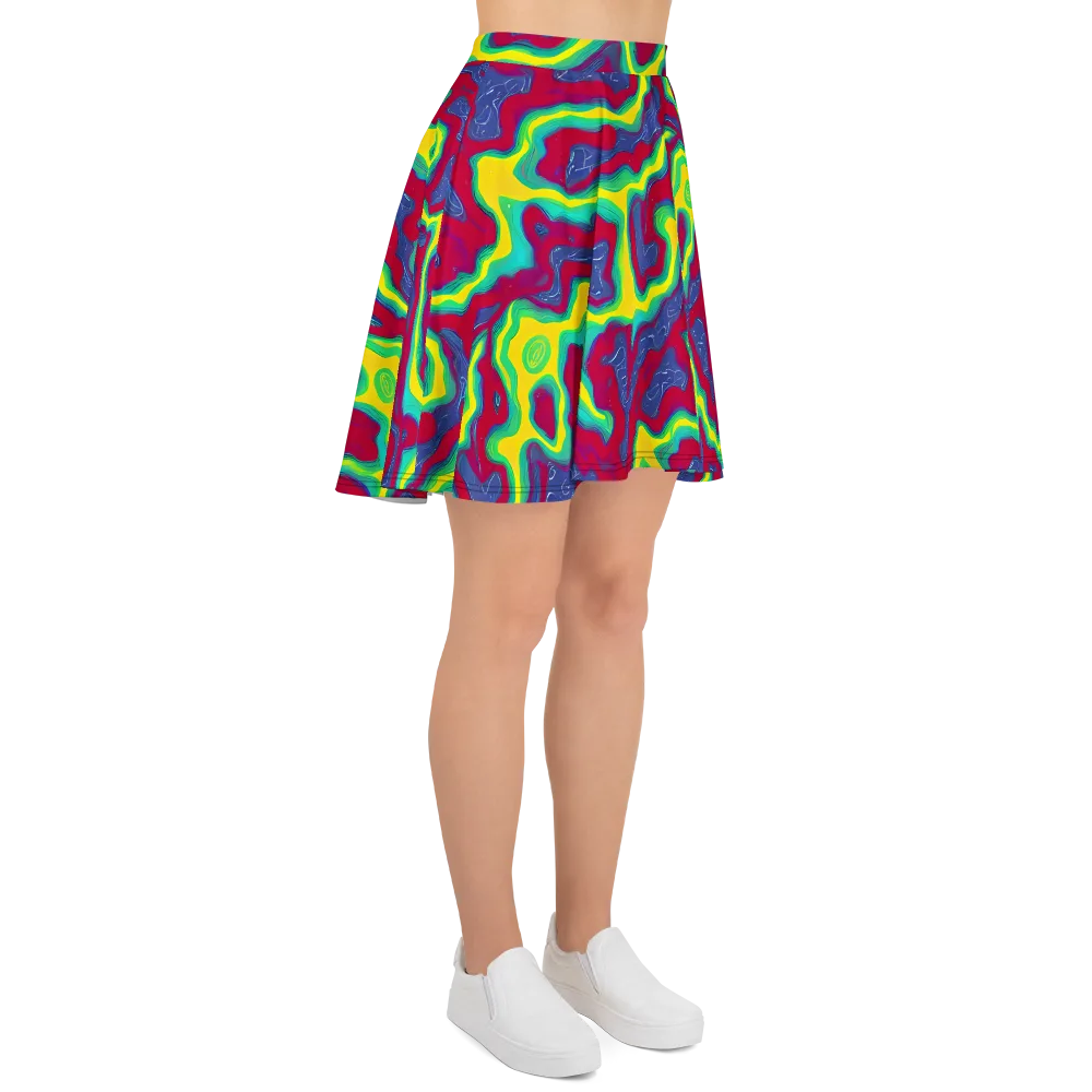 Voltage Valley on Skater Skirt — Right