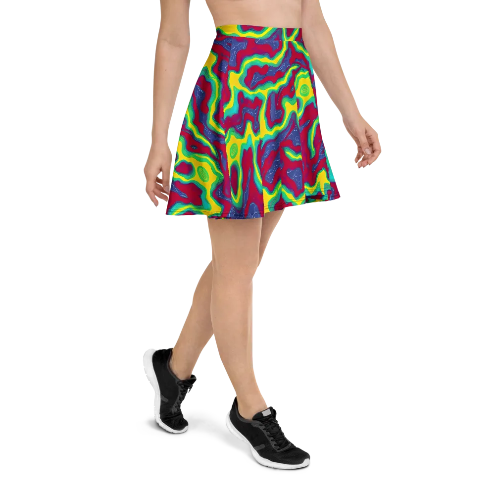 Voltage Valley on Skater Skirt — Right