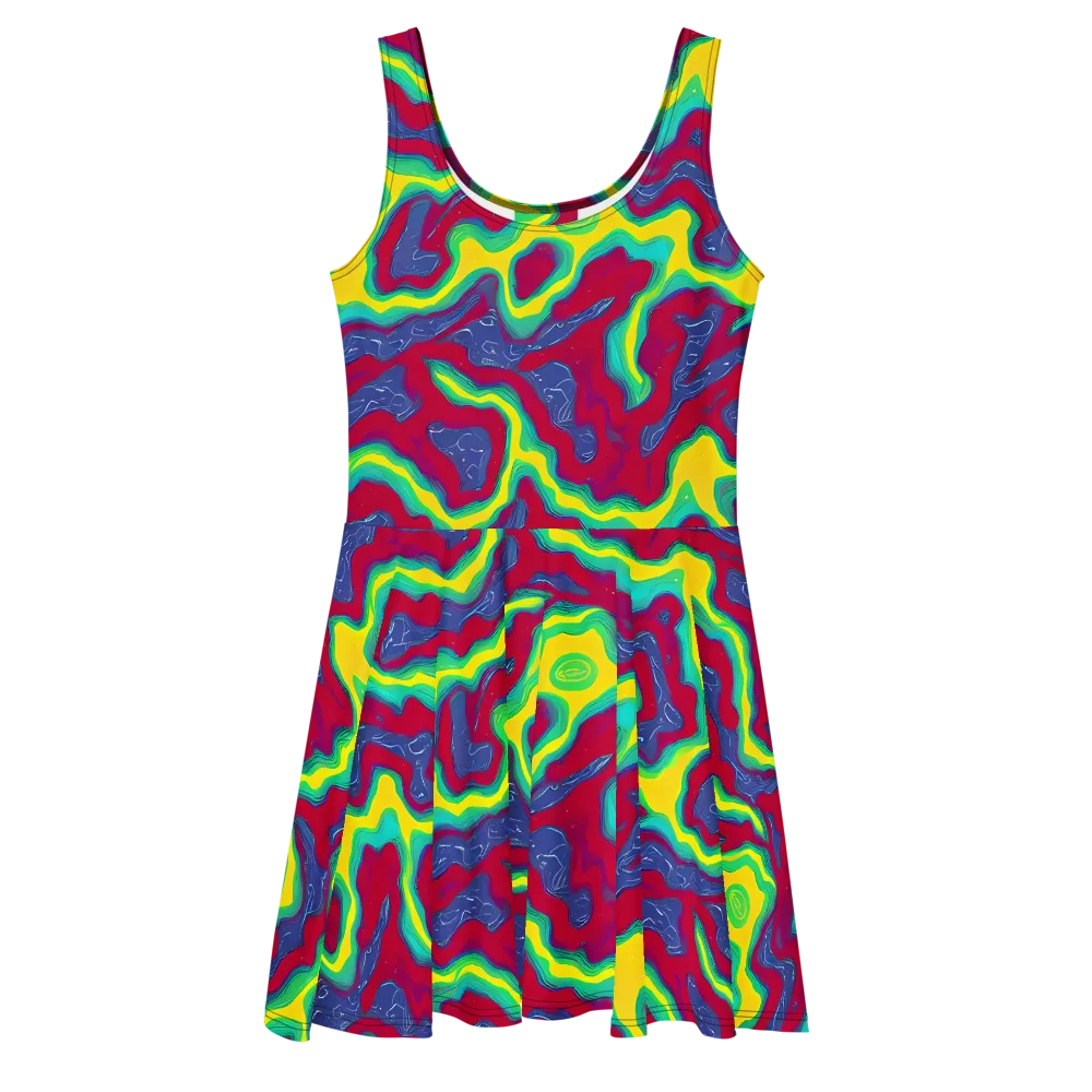 Voltage Valley on Skater Dress — Front
