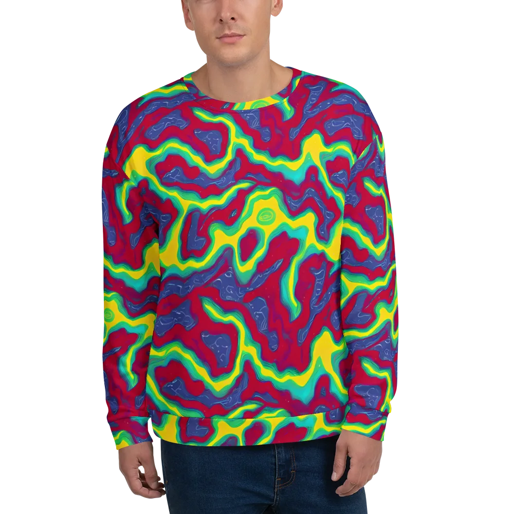 Voltage Valley on Sweatshirt — Front