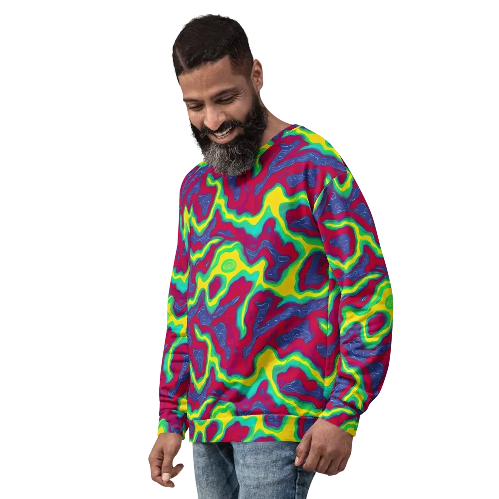 Voltage Valley on Sweatshirt — Left Front
