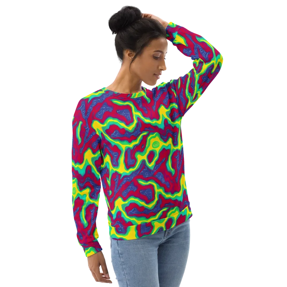 Voltage Valley on Sweatshirt — Right Front