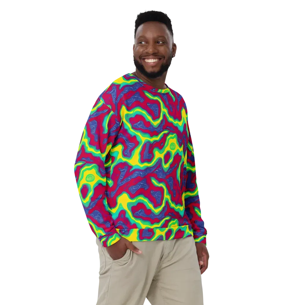 Voltage Valley on Sweatshirt — Front