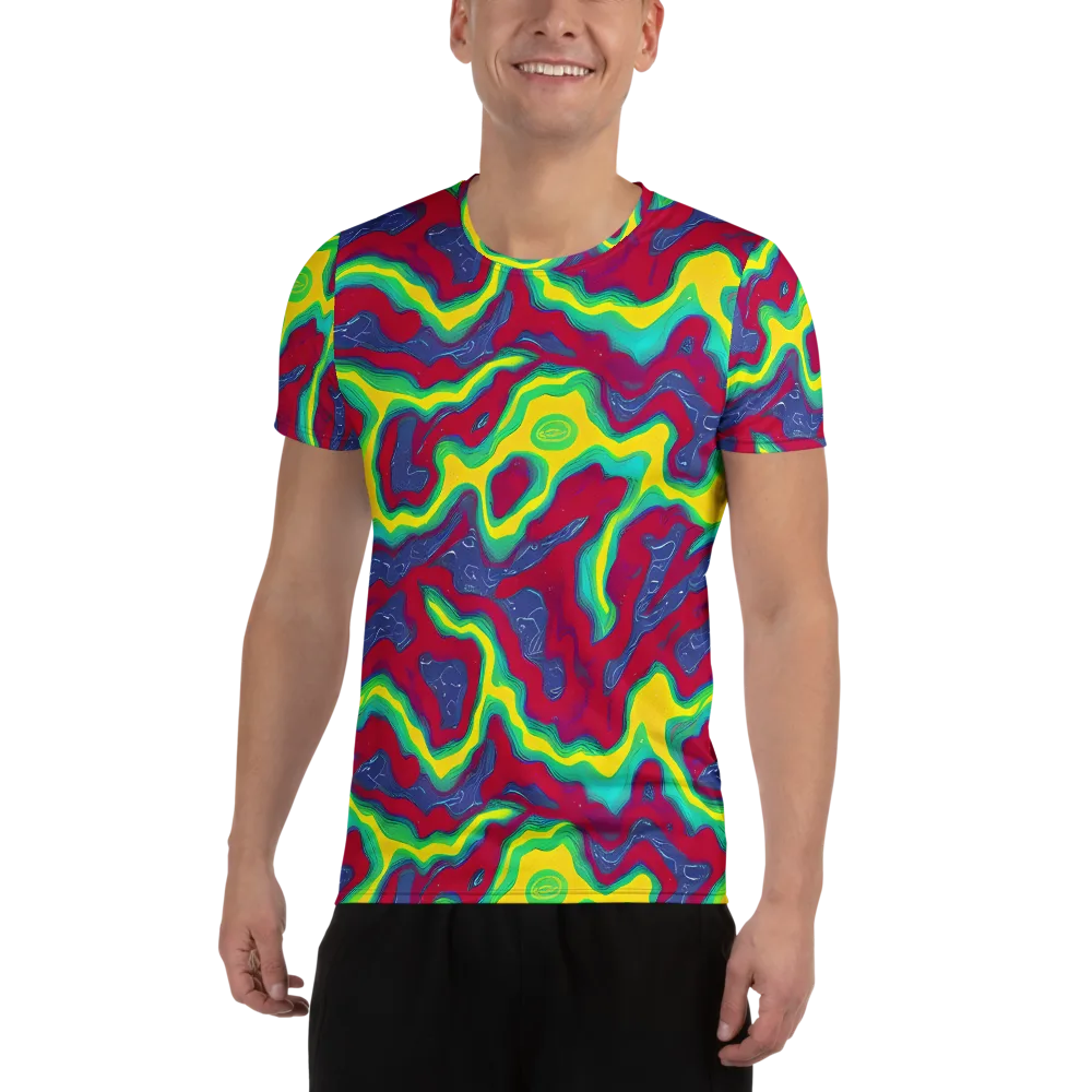 Voltage Valley on Men's Athletic T-Shirt — Front