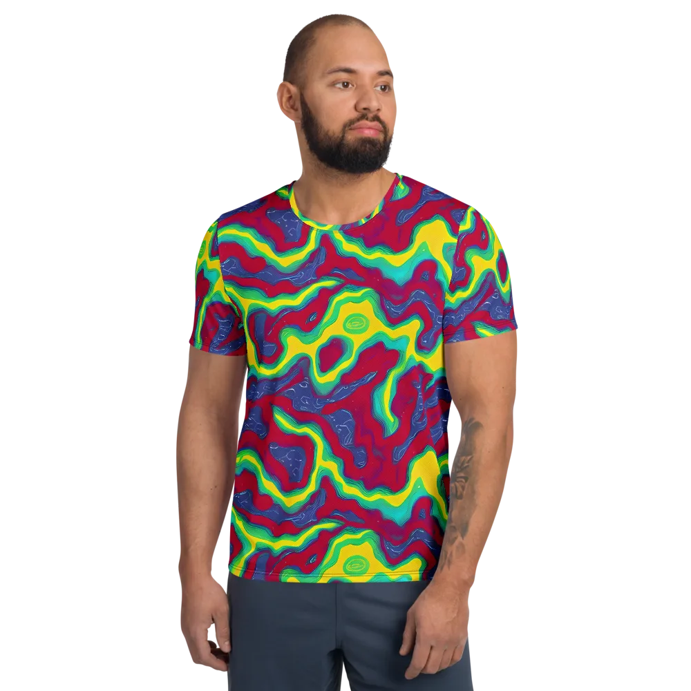 Voltage Valley on Men's Athletic T-Shirt — Front
