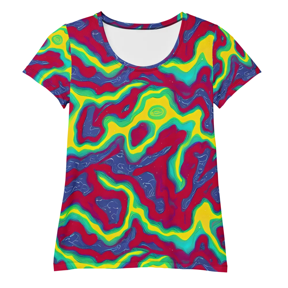 Voltage Valley on Women's Athletic T-Shirt — Front