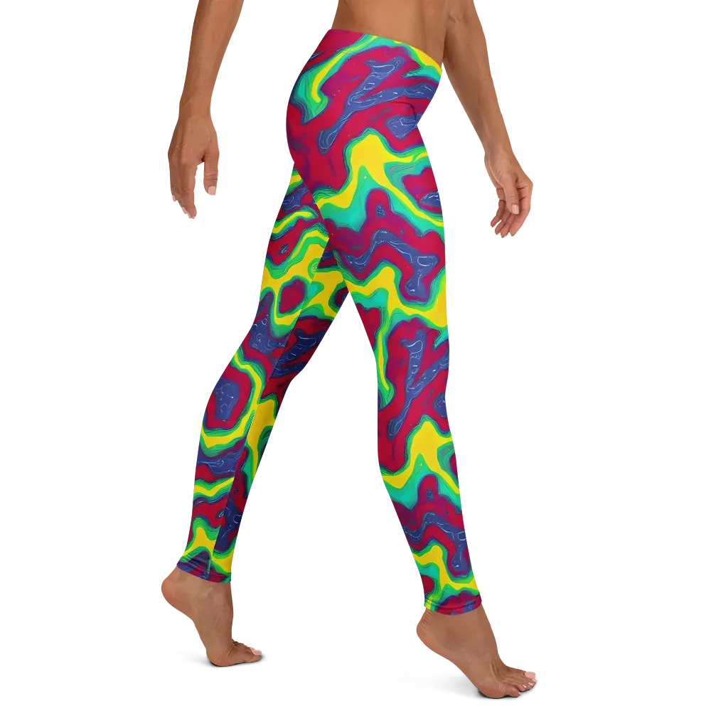 Voltage Valley on Leggings — Right