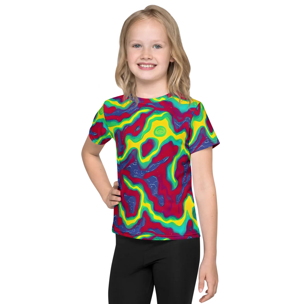 Voltage Valley on Kids Crew Neck T-Shirt — Front