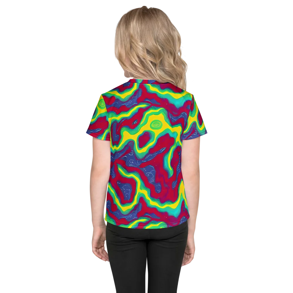 Voltage Valley on Kids Crew Neck T-Shirt — Back