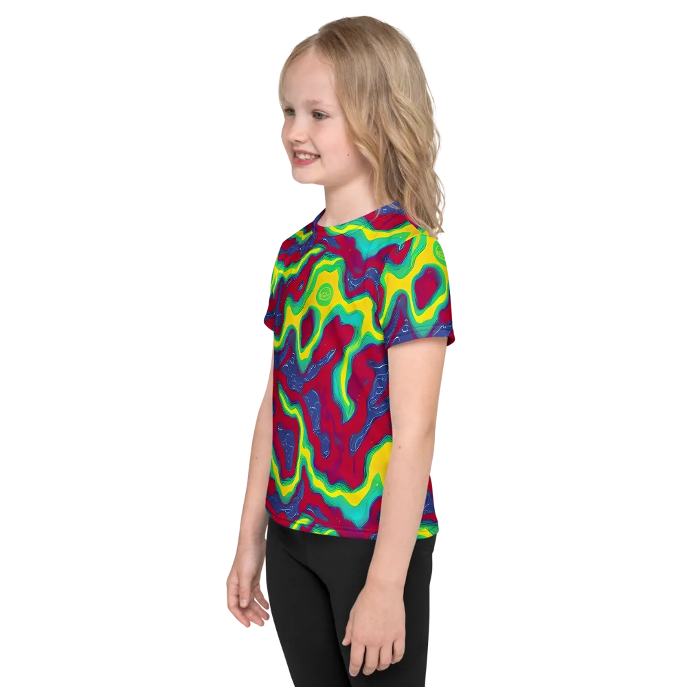 Voltage Valley on Kids Crew Neck T-Shirt — Left