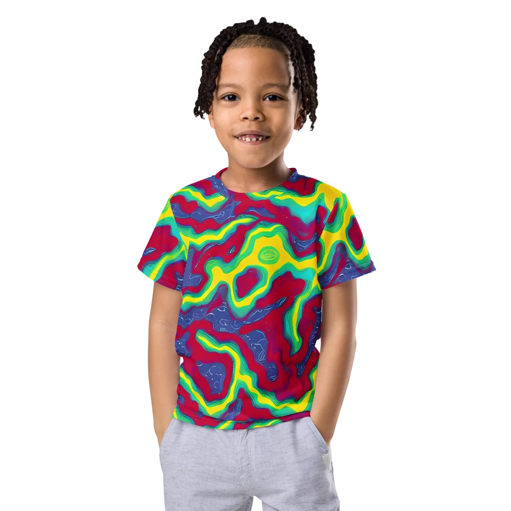 Voltage Valley on Kids Crew Neck T-Shirt — Front