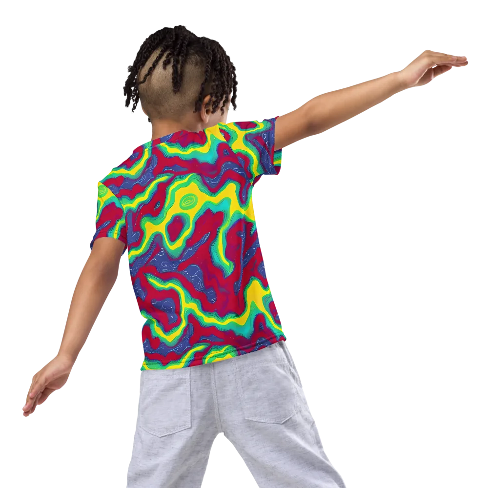 Voltage Valley on Kids Crew Neck T-Shirt — Back