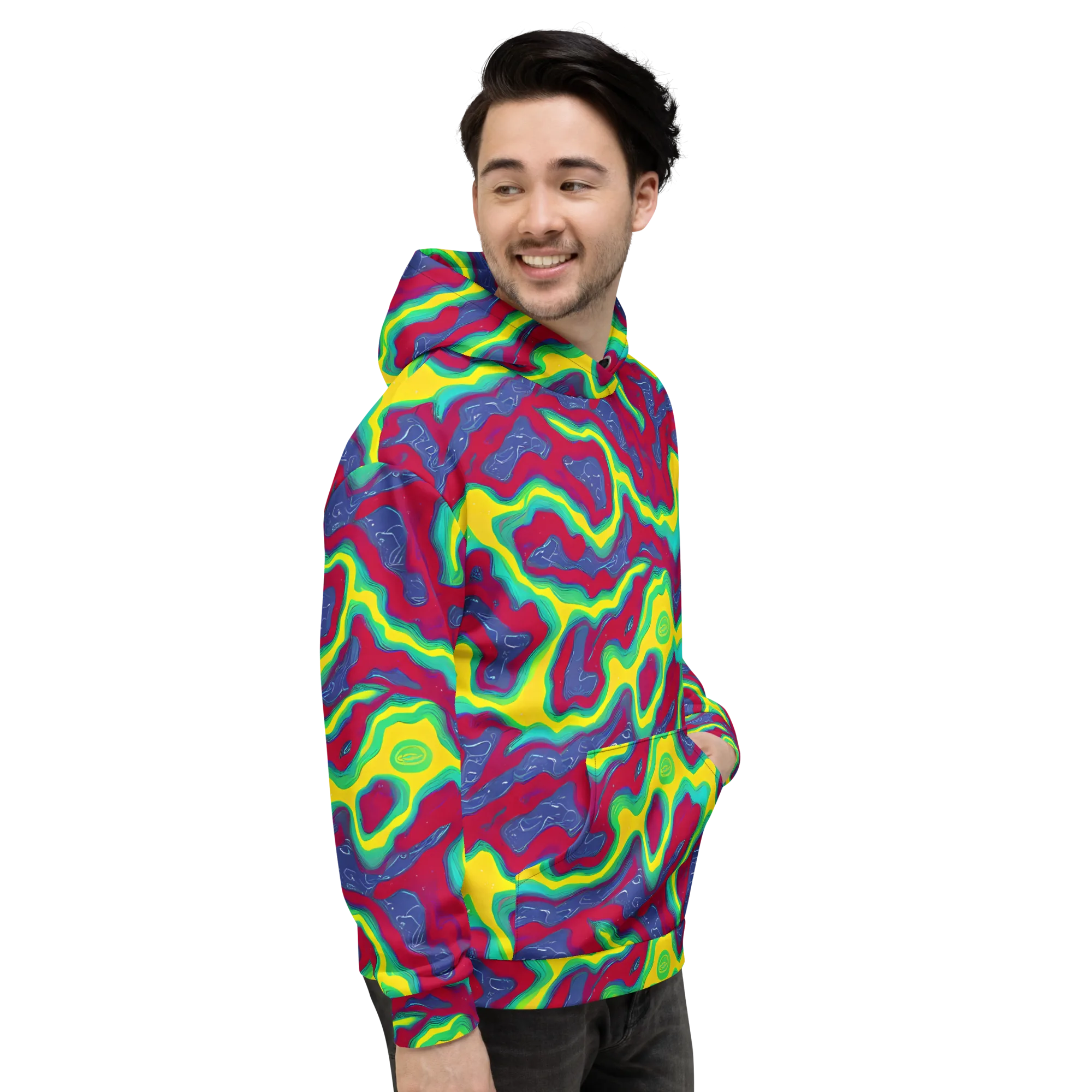 Voltage Valley on Hoodie — Right