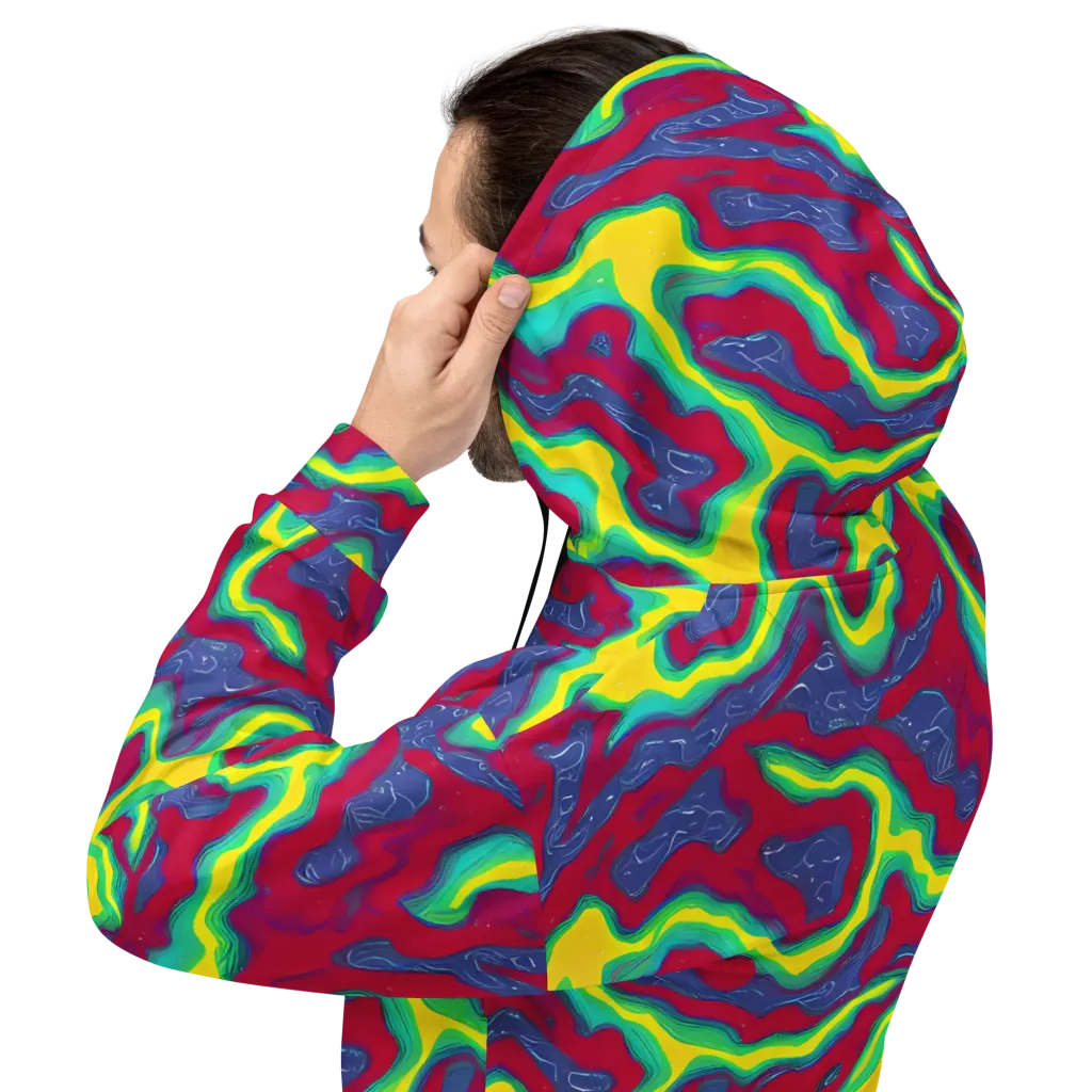 Voltage Valley on Hoodie — Back