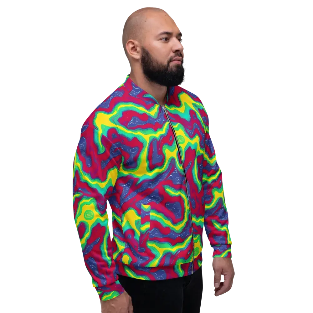 Voltage Valley on Bomber Jacket — Right