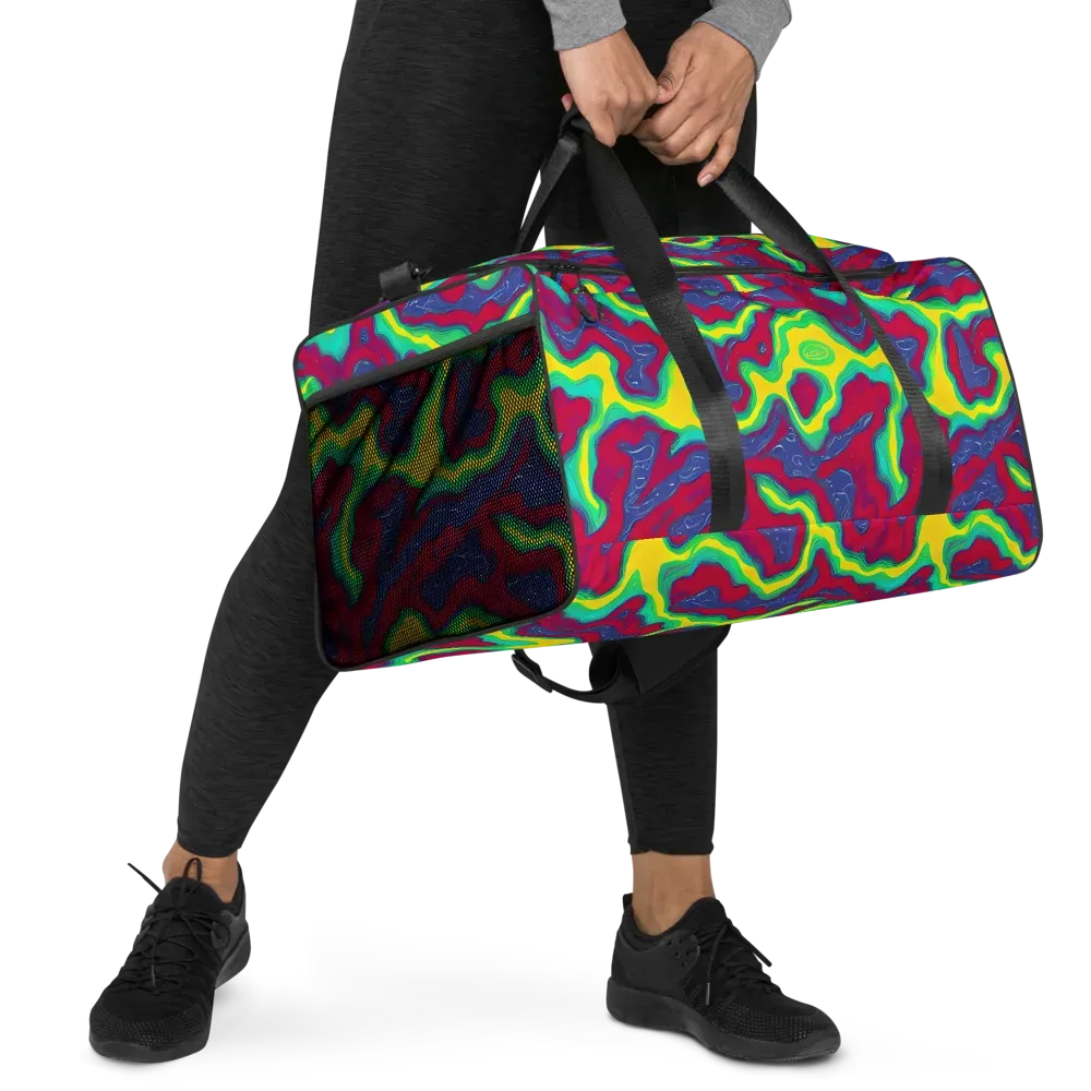 Voltage Valley on Duffle Bag — Right Front