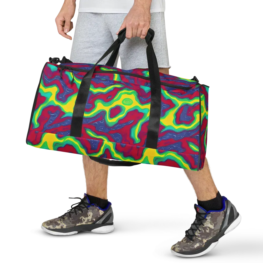 Voltage Valley on Duffle Bag — Front