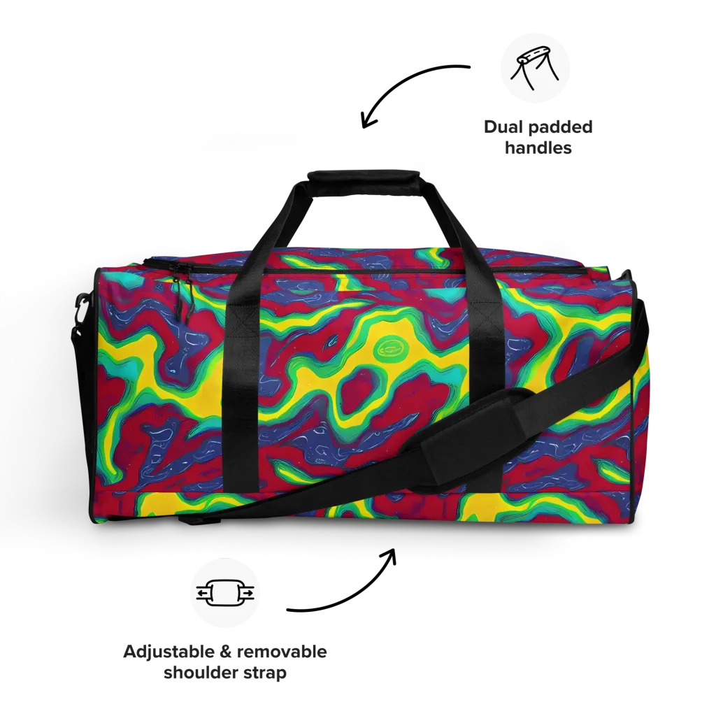 Voltage Valley on Duffle Bag — Front