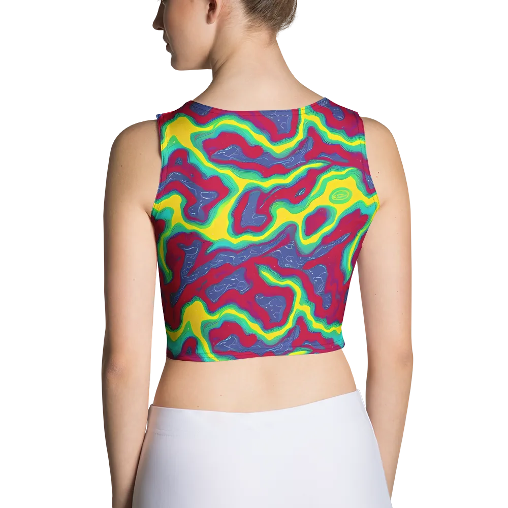 Voltage Valley on Crop Top — Back