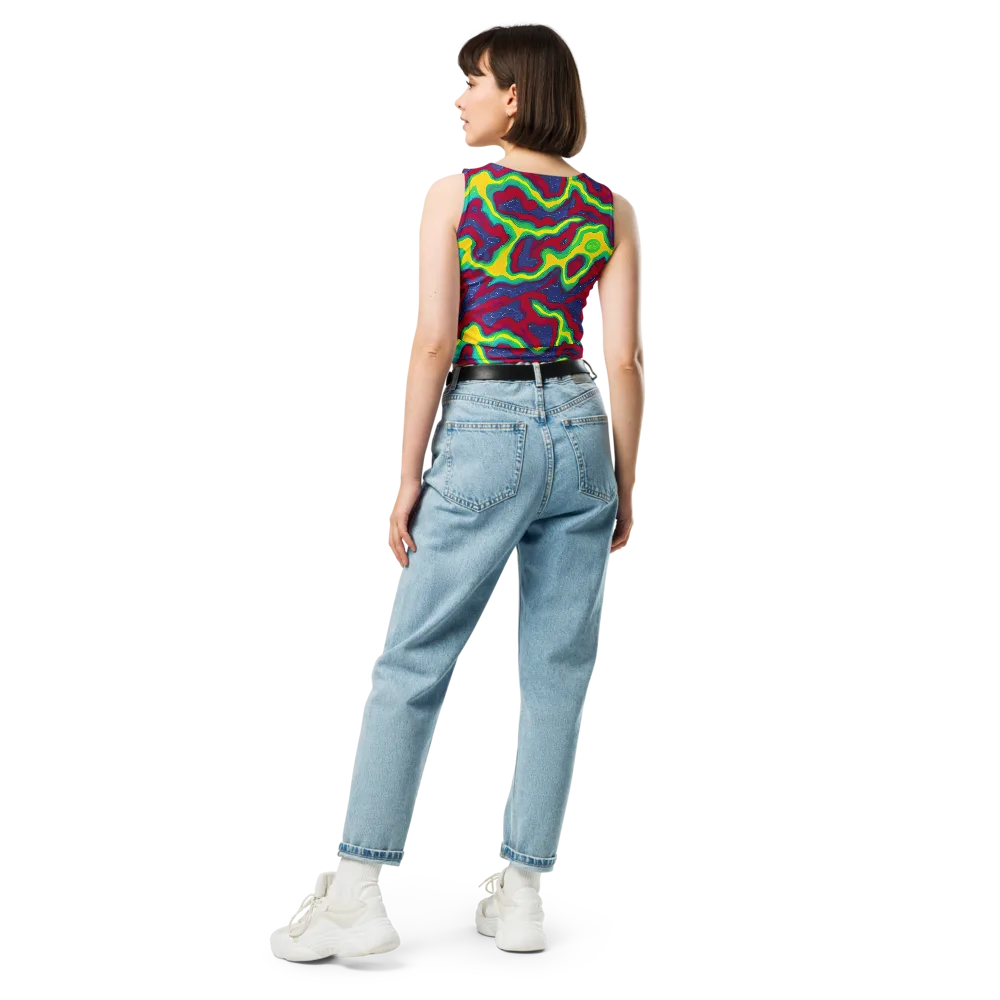 Voltage Valley on Crop Top — Back