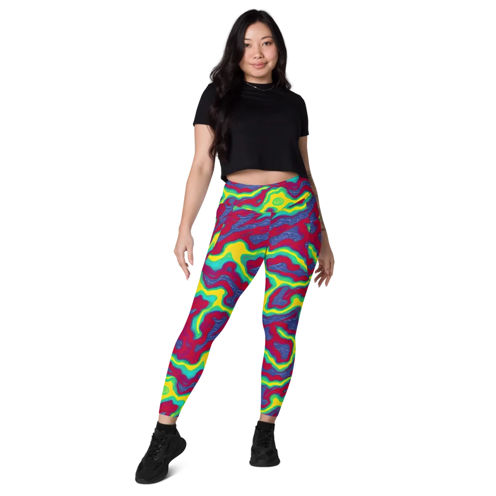 Voltage Valley on Leggings with Pockets — Front
