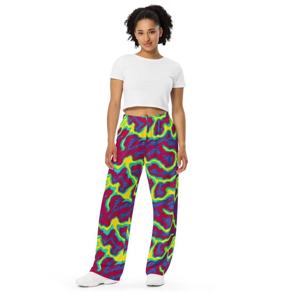 Voltage Valley on Wide-Leg Pants — Front