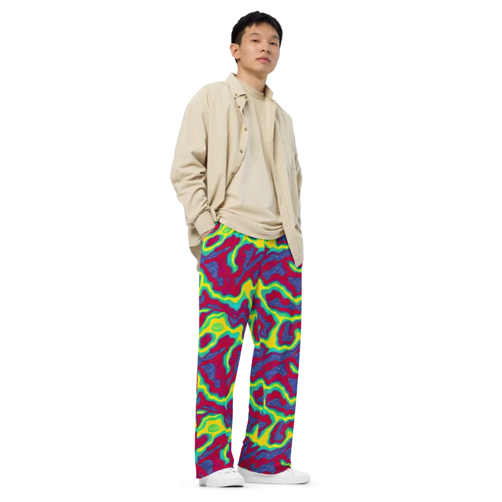 Voltage Valley on Wide-Leg Pants — Right Front