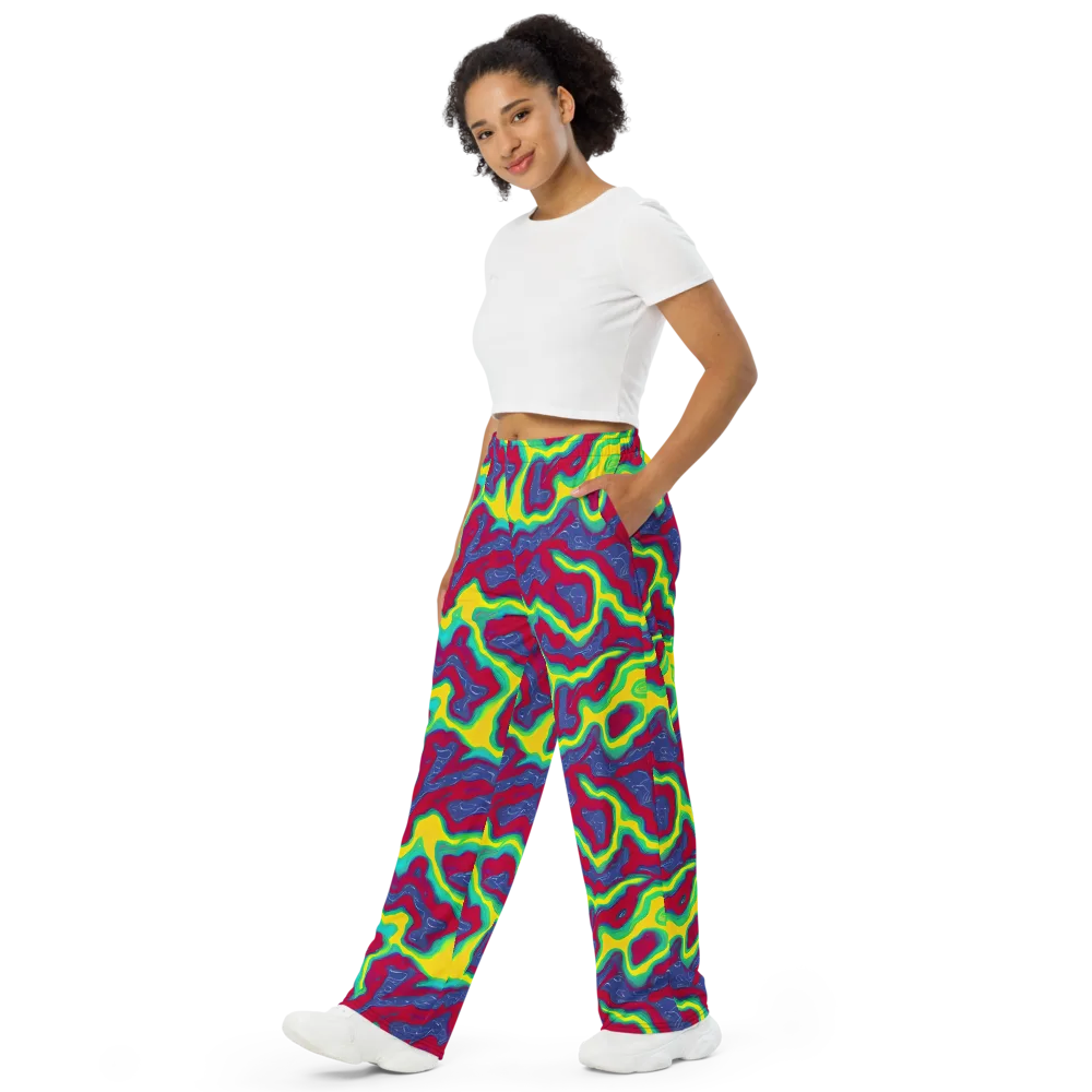 Voltage Valley on Wide-Leg Pants — Left Front