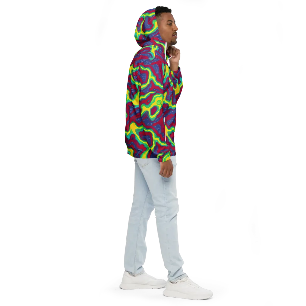 Voltage Valley on Men's Windbreaker — Right