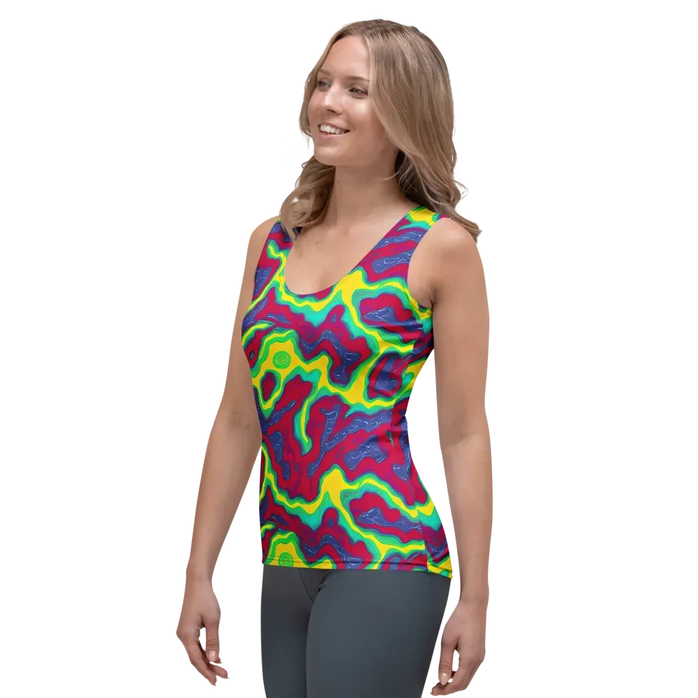 Voltage Valley on Women's Tank Top — Left Front