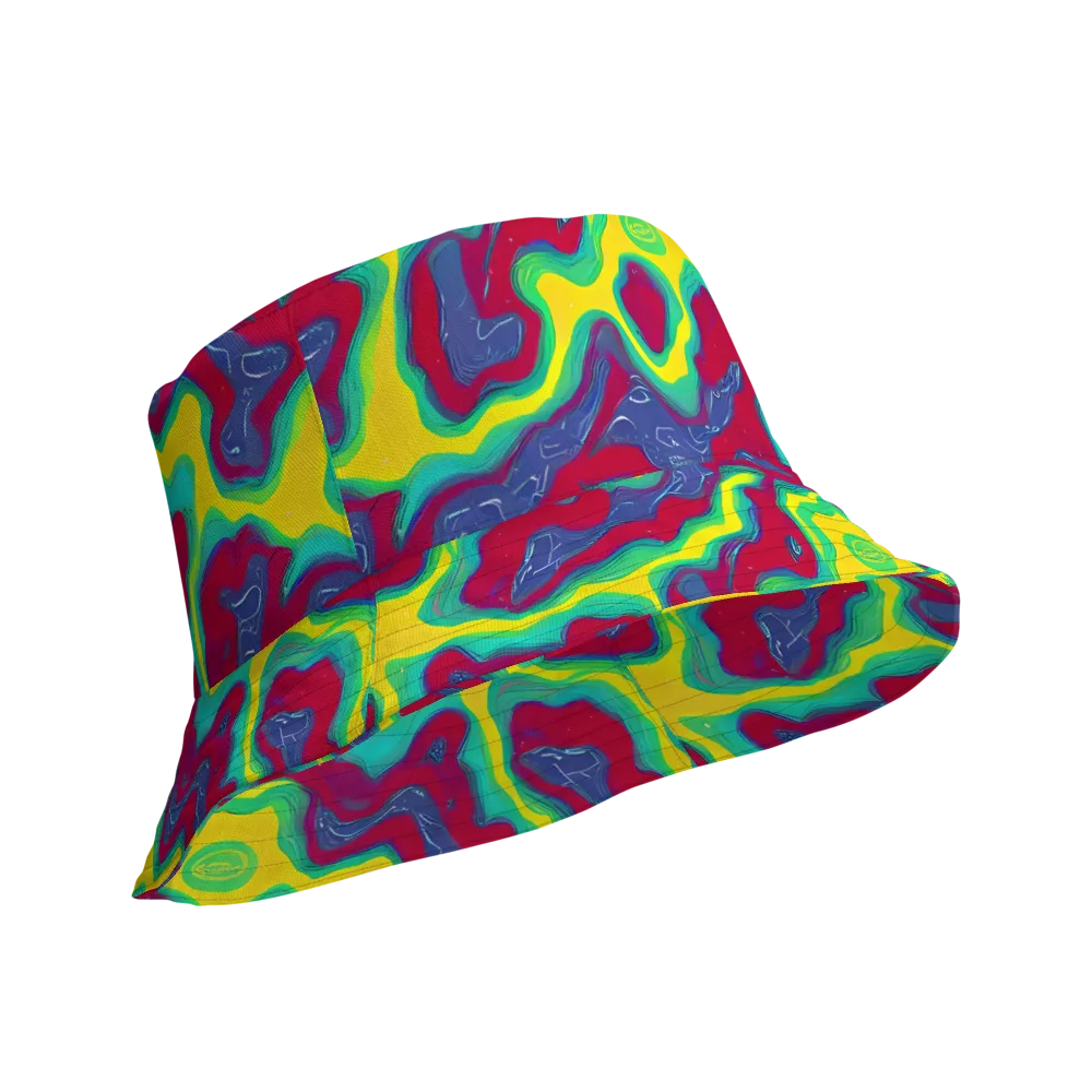 Voltage Valley on Reversible Bucket Hat — Product details Outside