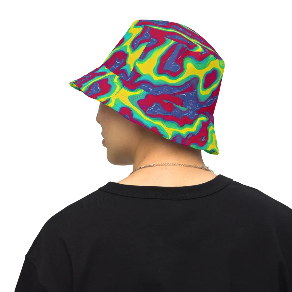 Voltage Valley on Reversible Bucket Hat — Back Inside