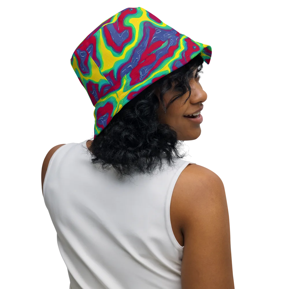 Voltage Valley on Reversible Bucket Hat — Right Outside